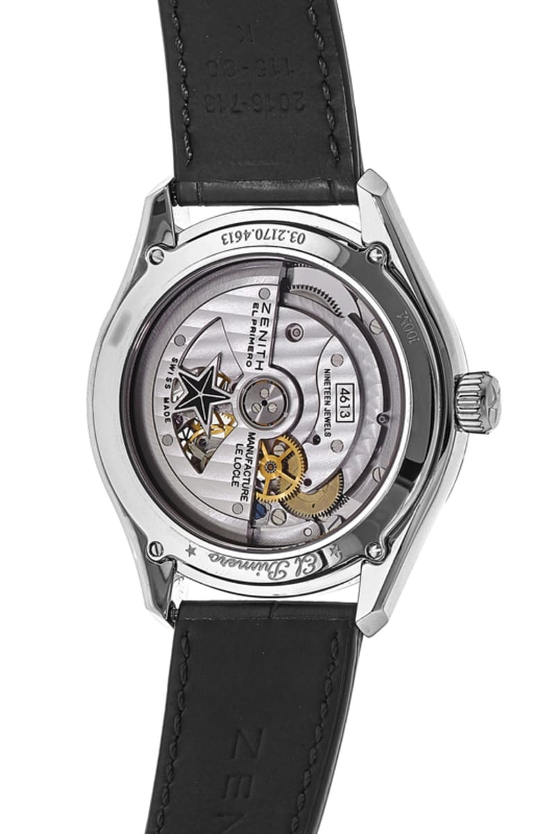 Zenith El Primero Synopsis 40mm Black Dial Leather Strap Zenith El Primero Synopsis 40mm Black Dial Leather Strap