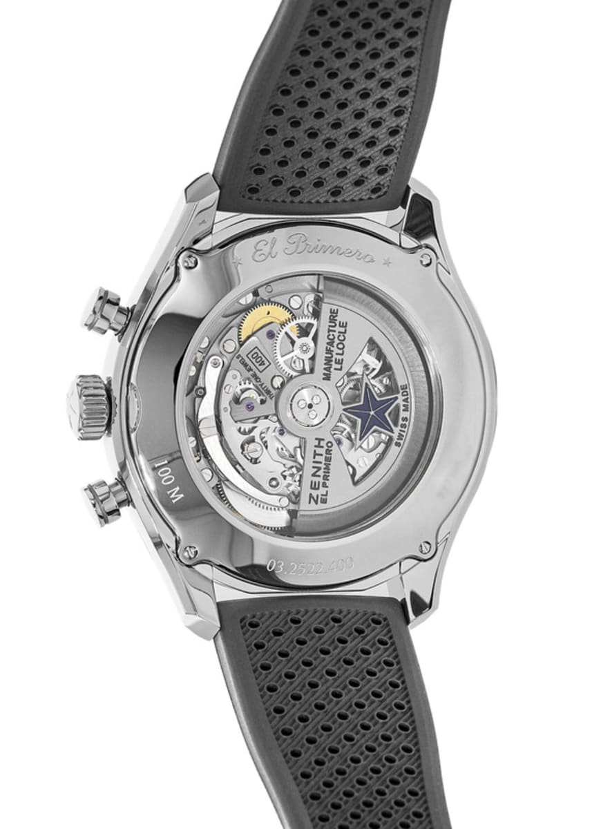 Zenith El Primero Chronograph Black Rubber Men's Watch Zenith El Primero Chronograph Black Rubber Men's Watch