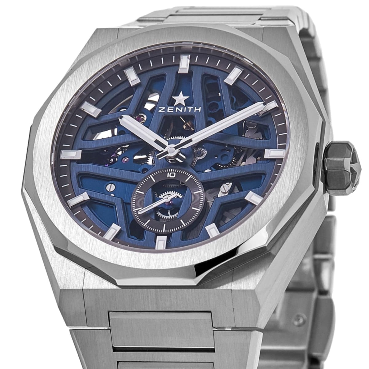 Zenith Defy Skyline Automatic Blue Open Dial Steel Men's Watch