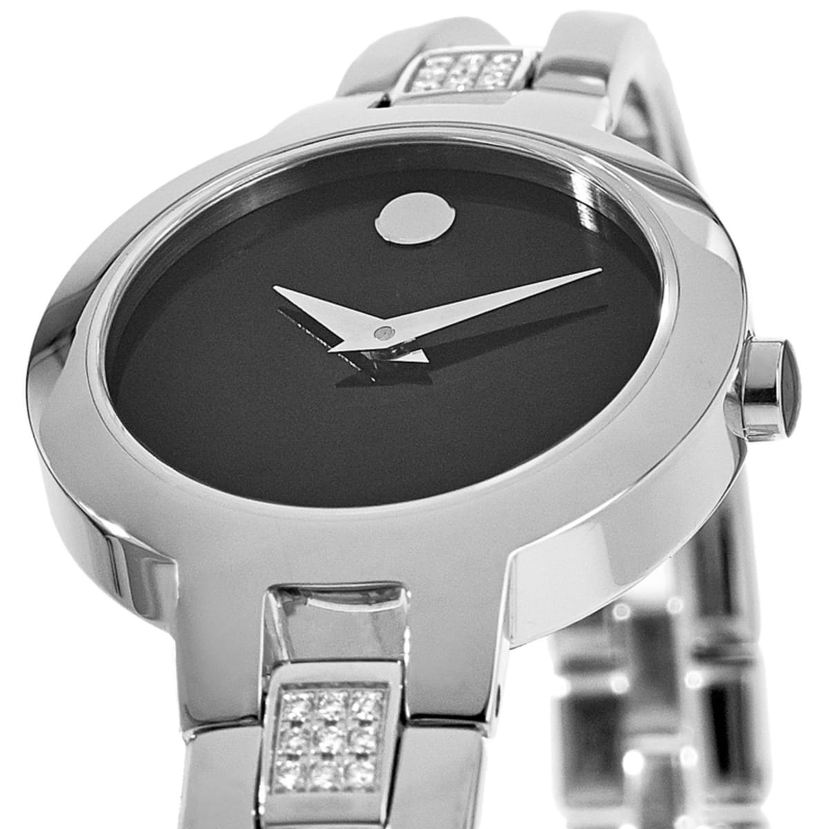 Movado Amorosa Black Museum Diamond Women's Watch 0607154