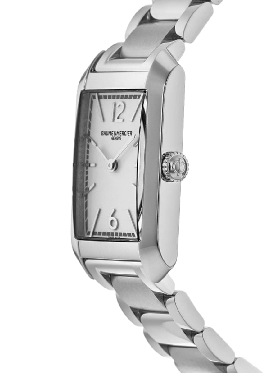 Baume Mercier Hampton Quartz Silver Dial Steel Women s Watch 10473