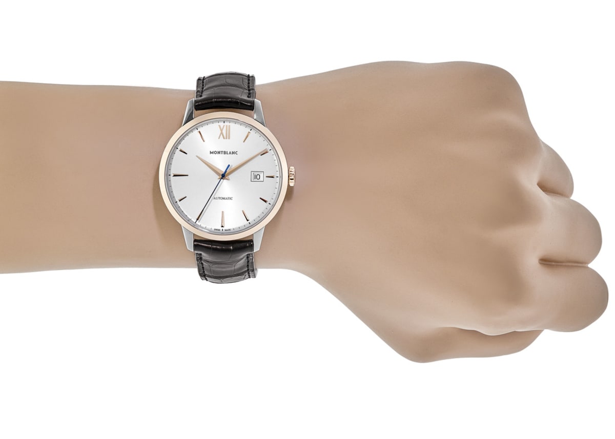 Montblanc Heritage Spirit Automatic Silver Dial Leather Montblanc Heritage Spirit Automatic Silver Dial Leather