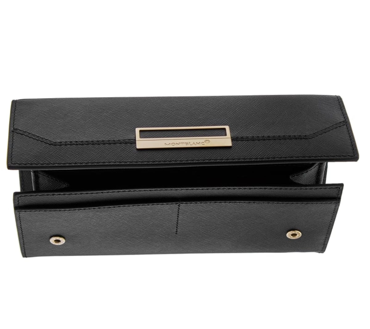 Montblanc Sartorial Large 10cc Black Leather Wallet 114597