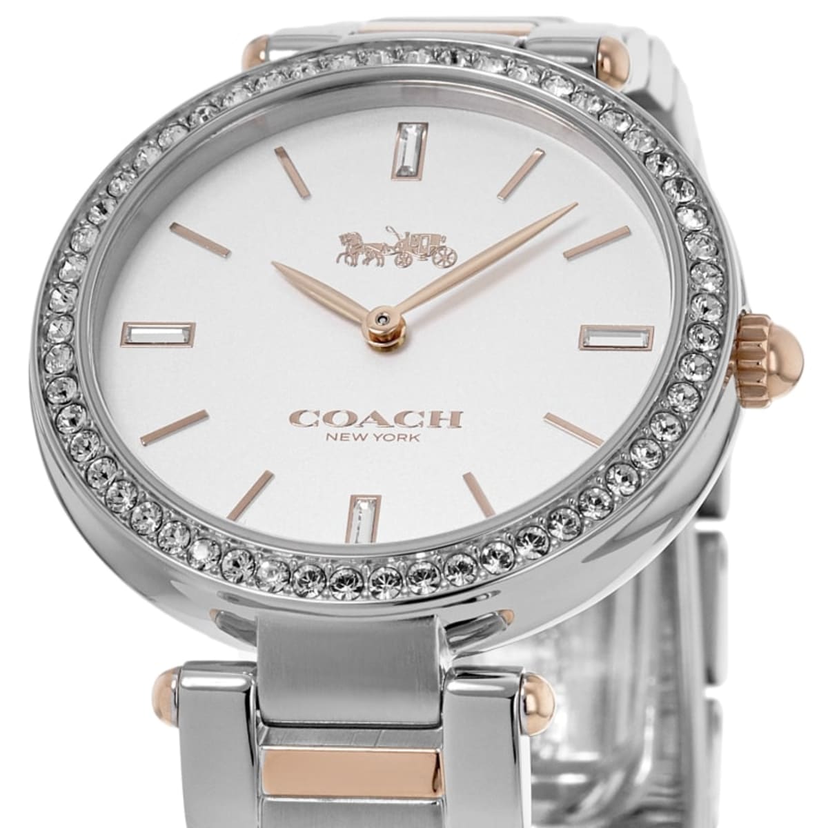 Coach Park Silver Dial Two-Tone Steel Women's Watch 14503096