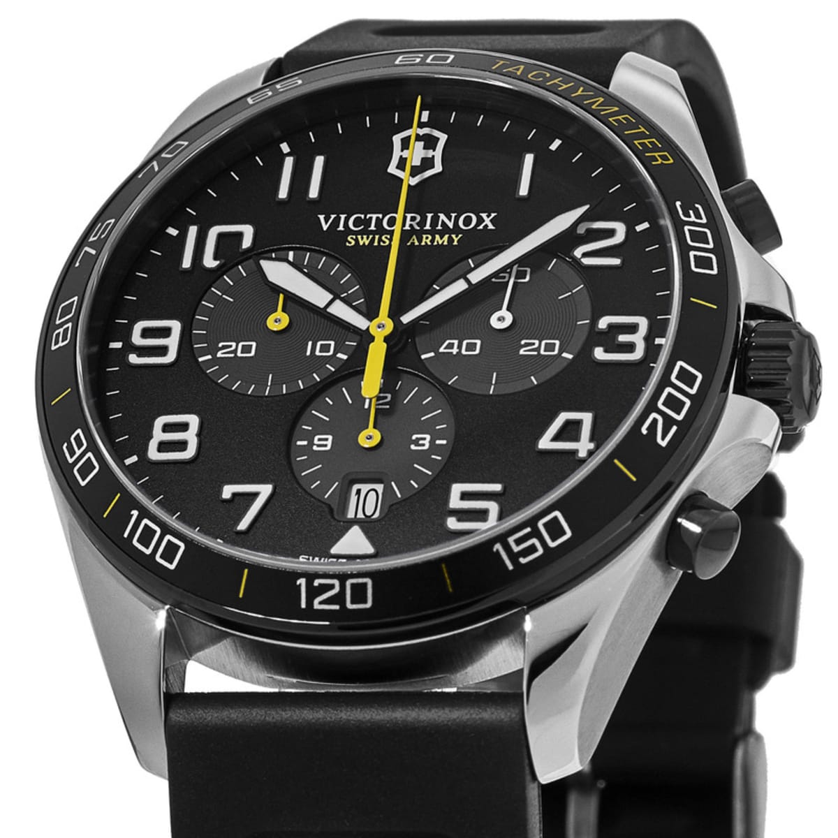 Victorinox Swiss Army Fieldforce Sport Black Chronograph Dial Black