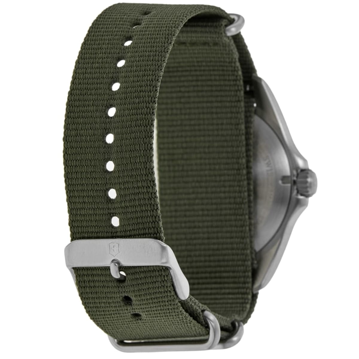 Victorinox Swiss Army Heritage Quartz Green Dial Nylon Strap Men's