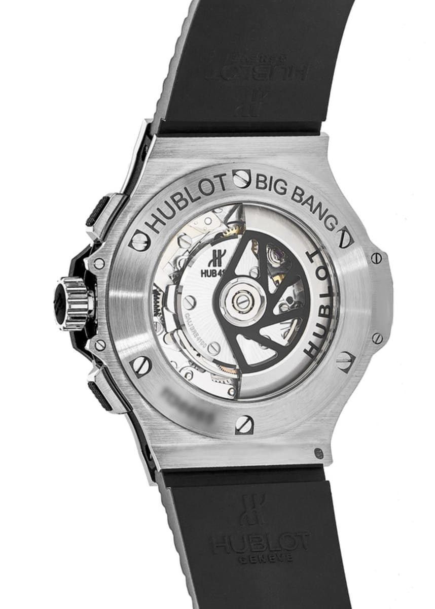 Hublot 301.SB.131.RX Big Bang Custom Diamond Watch Black Carbon Dial on Rubber Strap
