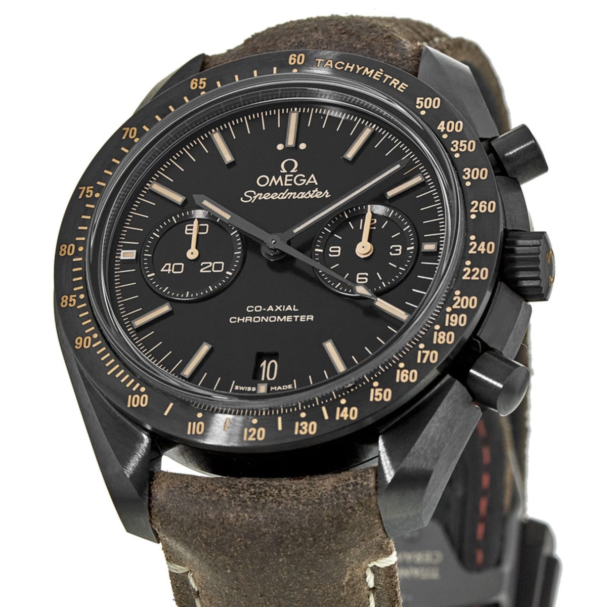 Omega Speedmaster Moonwatch Co-Axial Chronograph Dark Side of The 