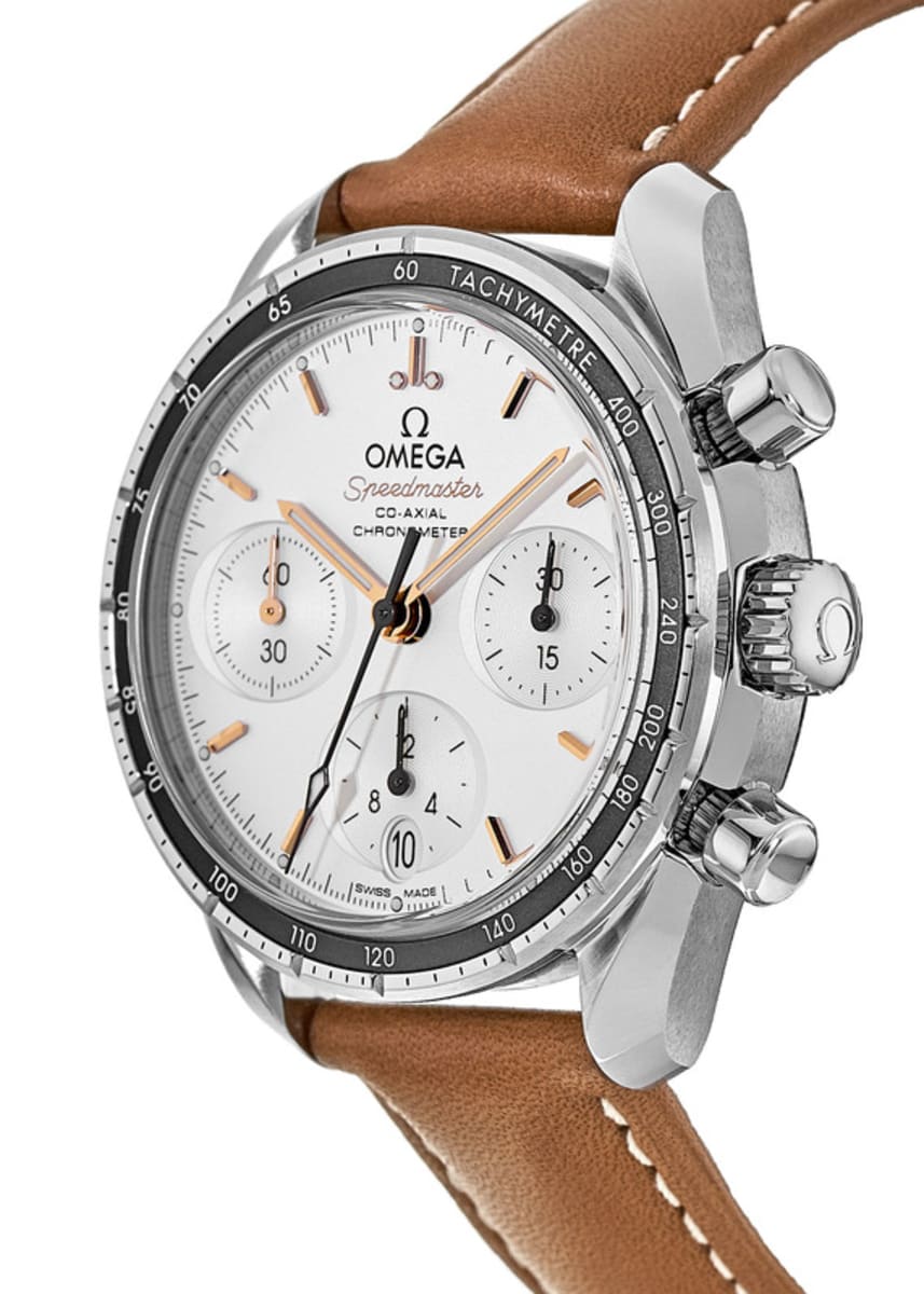 Omega Speedmaster Co-Axial Chronograph 38mm Silver Dial