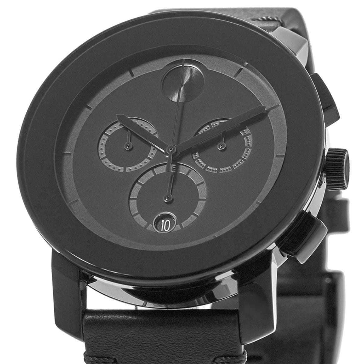 Movado Bold Black Chronograph 44mm Men S Watch 3600337 Watchmaxx Com