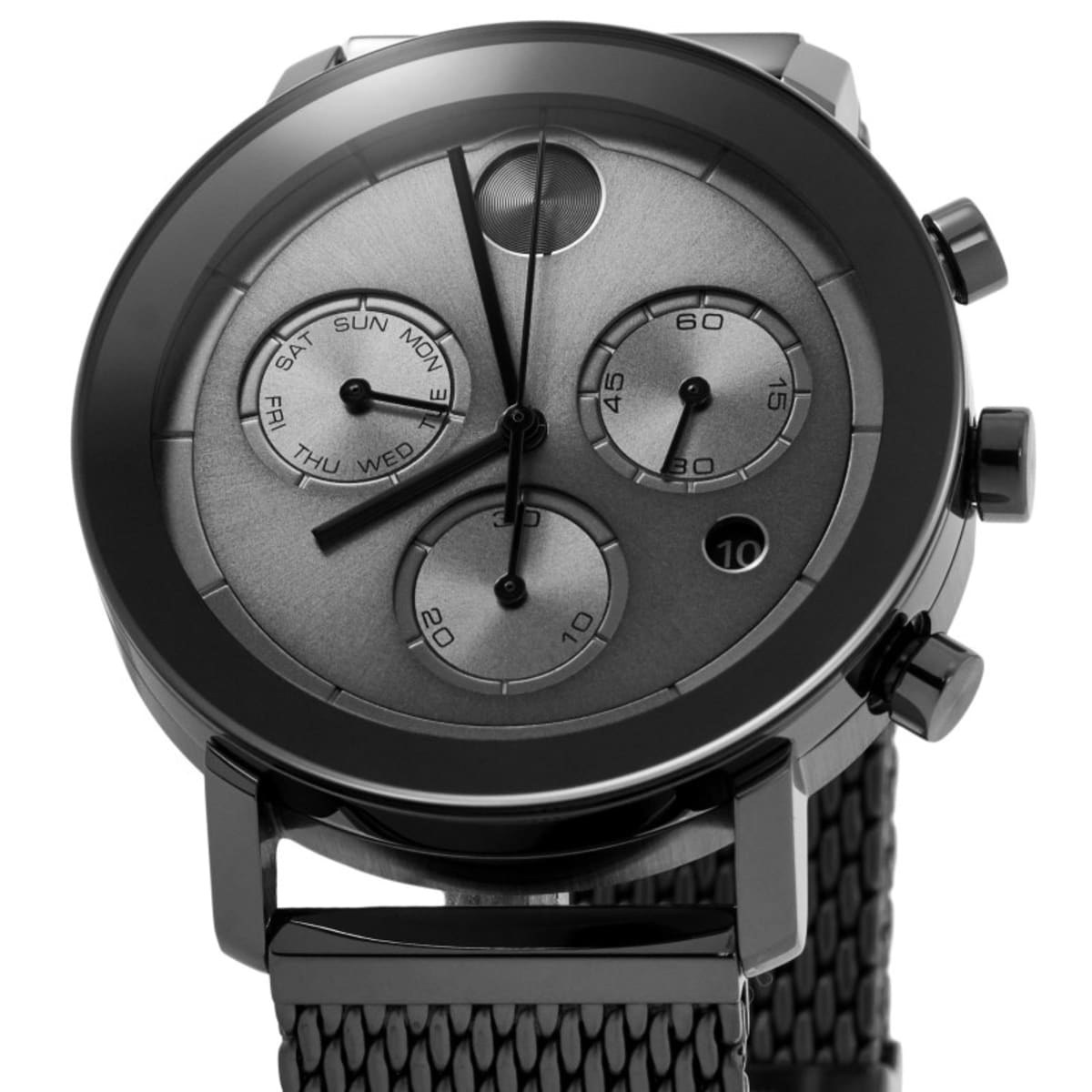 Black and silver movado watch sales