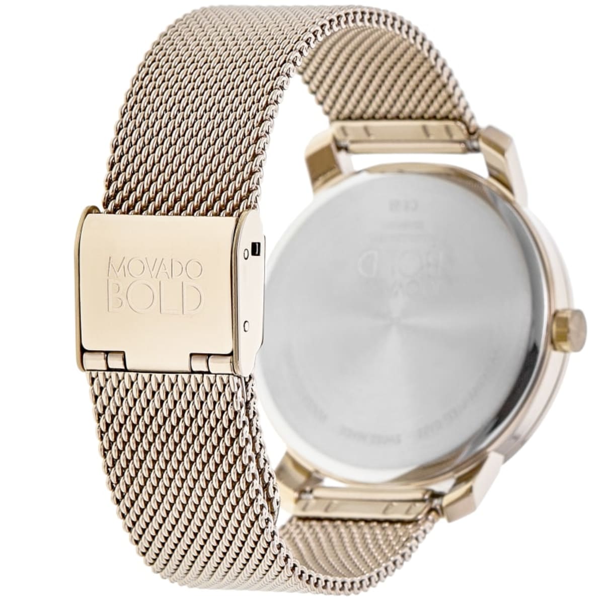Movado bold silver and rose gold best sale