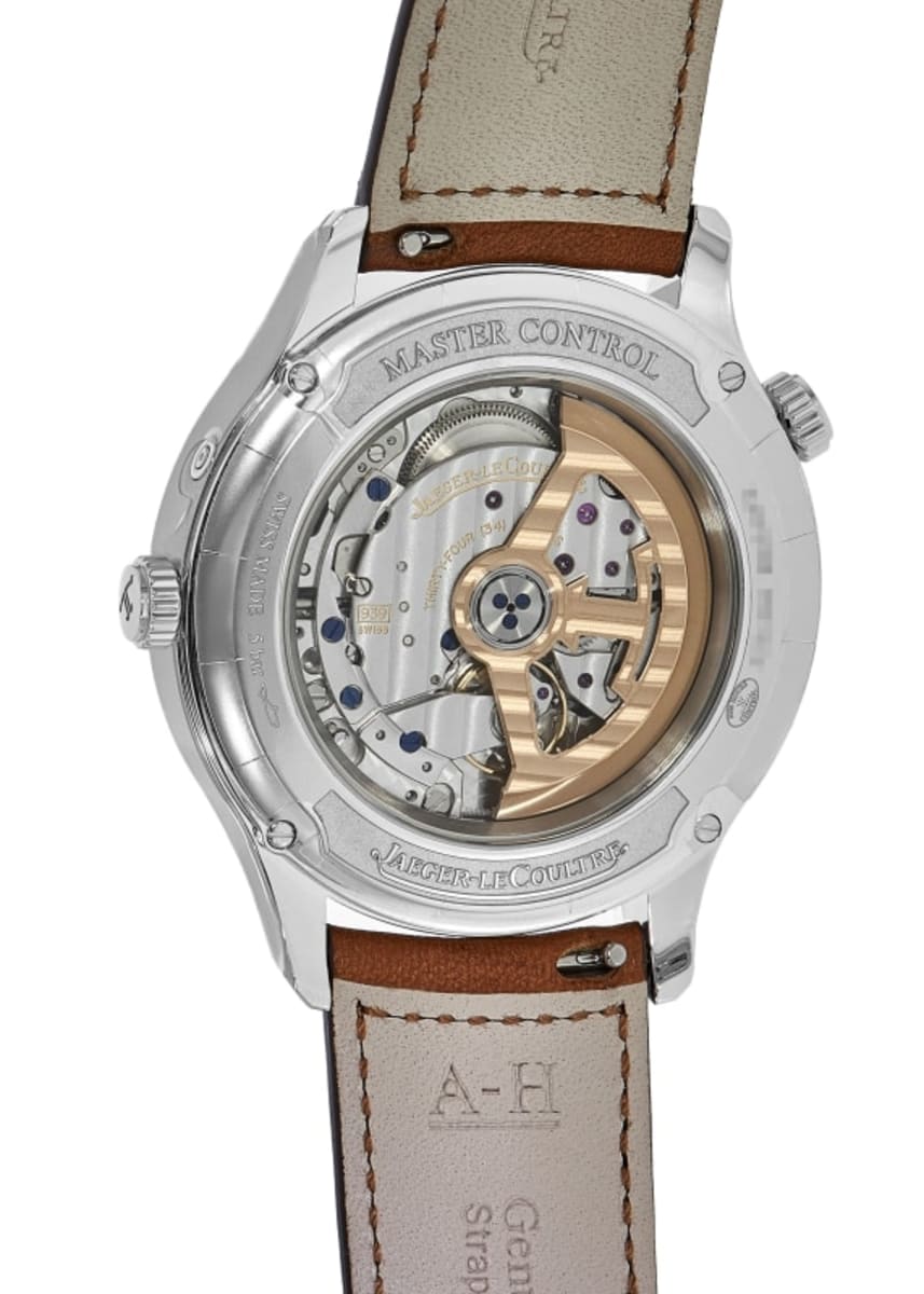 Jaeger LeCoultre Master Control Geographic Silver Chronograph Dial  