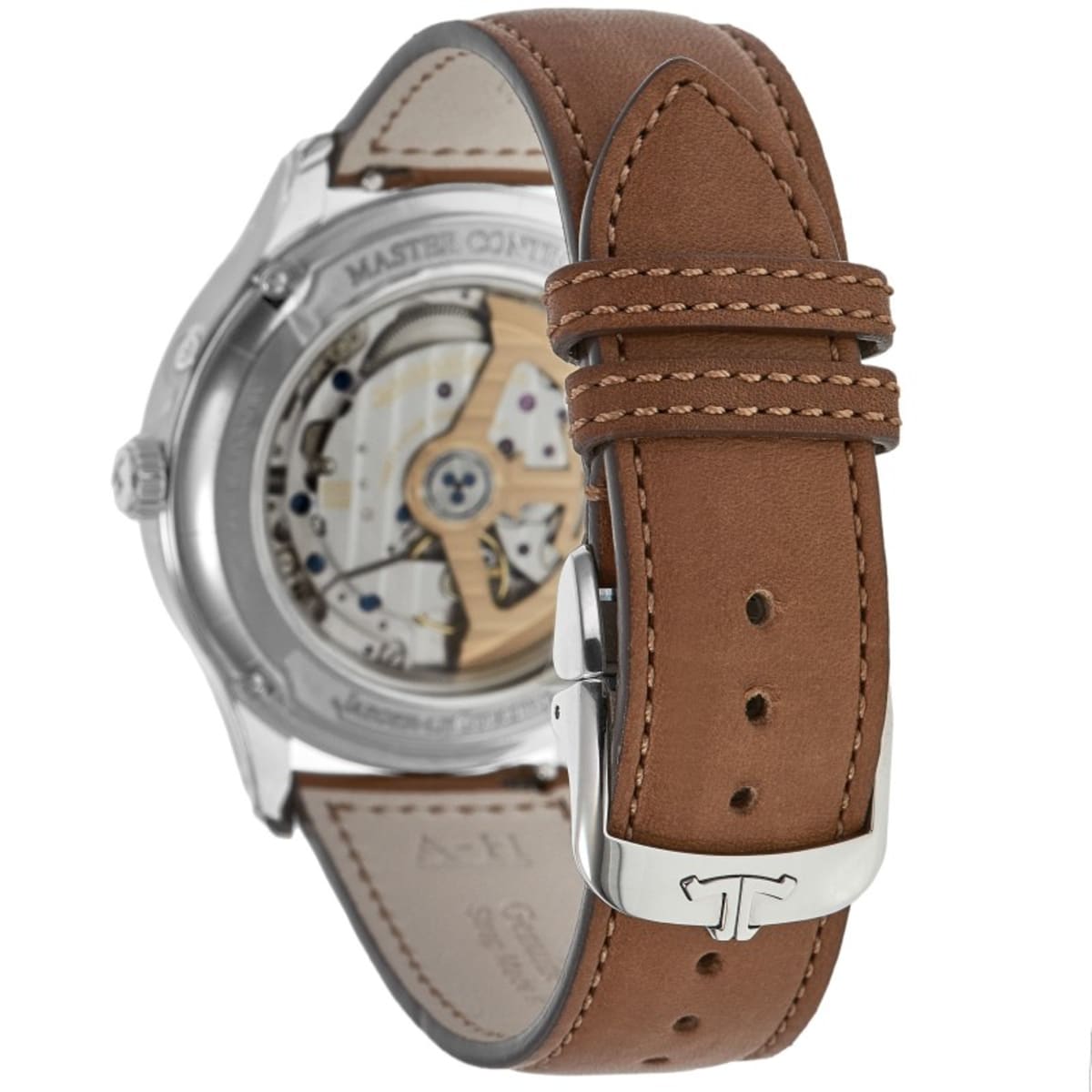 Jaeger LeCoultre Master Control Geographic Silver Chronograph Dial  