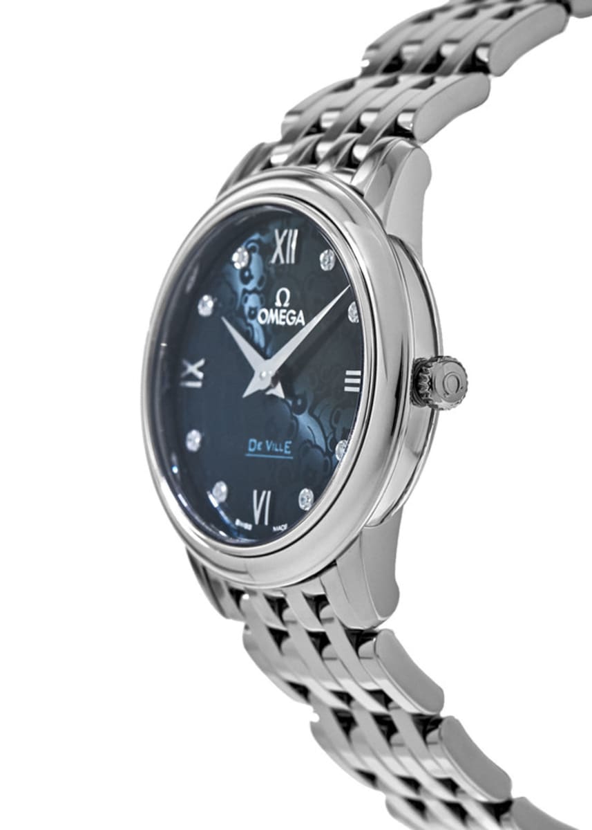 Omega De Ville Prestige Quartz 27.4mm Blue Diamond Orbis