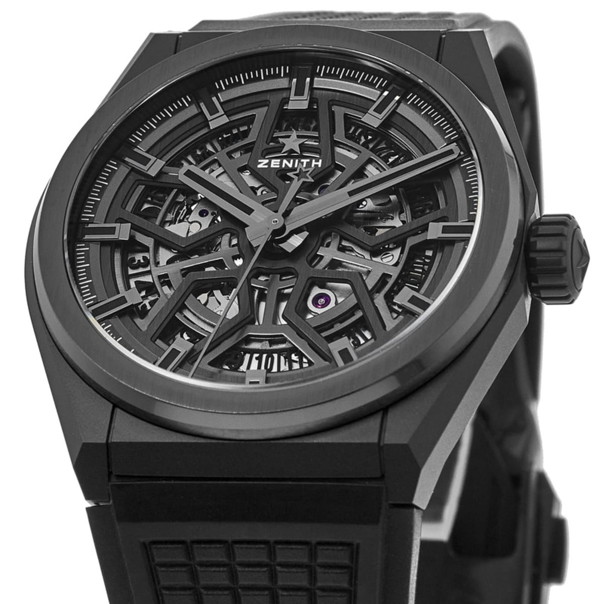 Zenith Defy Classic Ceramic Black Watch - Skeleton Dial 49.9000.670/77.R782  41mm