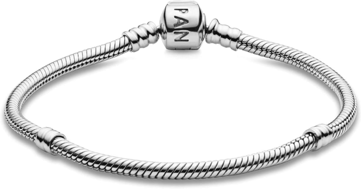 Pandora Iconic 20cm Silver Charm Bangle Bracelet 590702HV-20