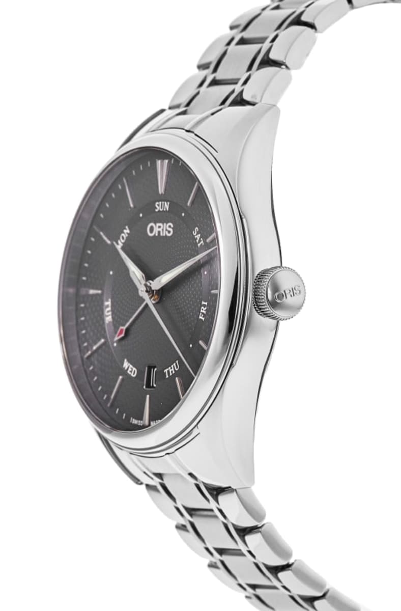 Oris Artelier Pointer Day Date Automatic Grey Dial Stainless
