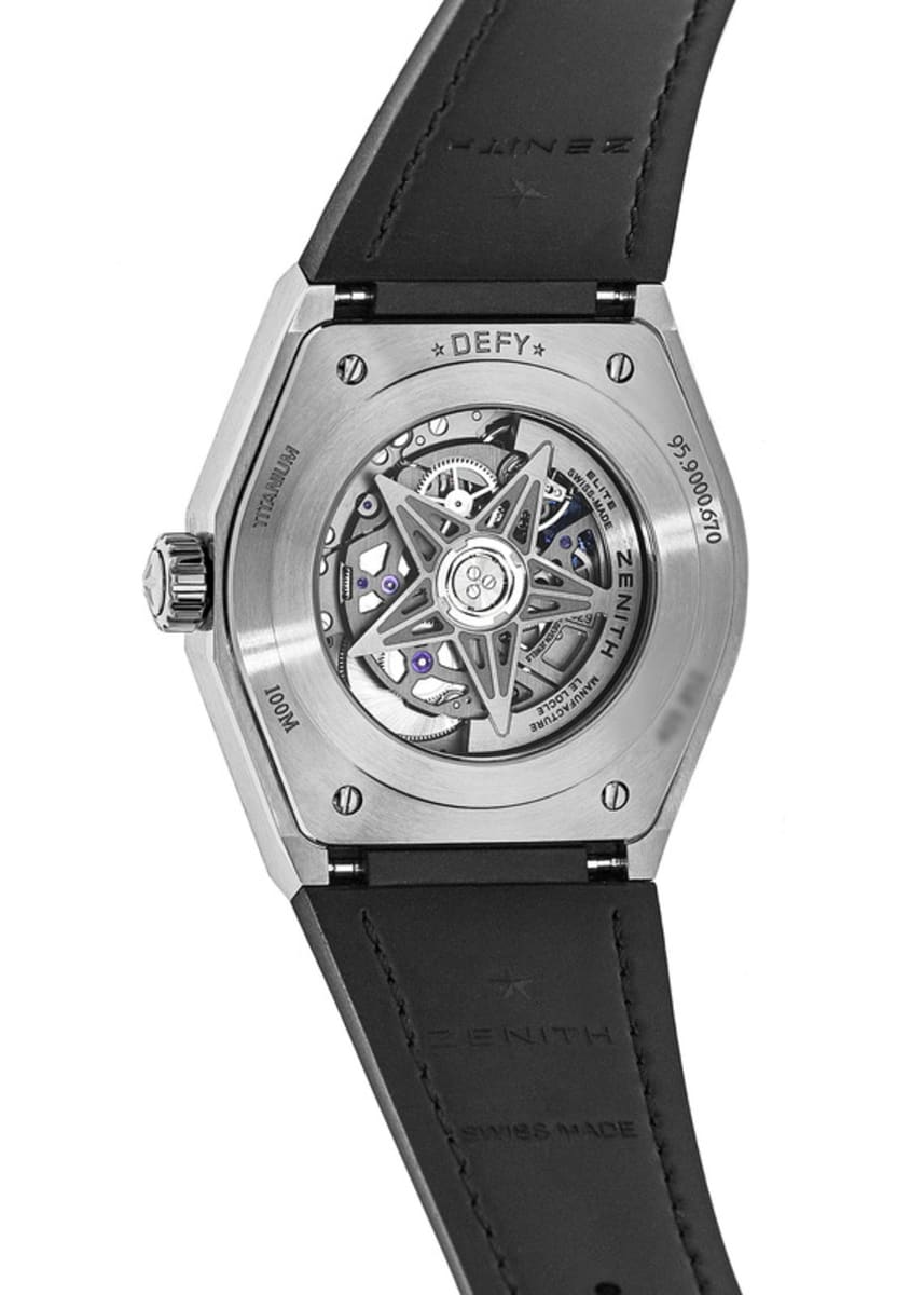 Zenith Defy Classic Blue Dial Blue Leather Strap Men's Watch  95.9000.670/51.R584