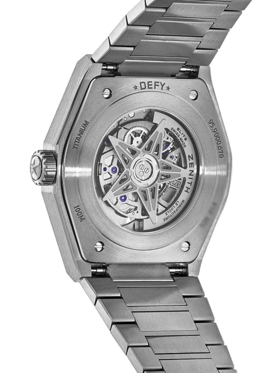 Zenith Defy Classic Automatic Skeletal Dial Titanium Men's Watch  95.9000.670/78.R782 7613061028017 - Watches, Defy Classic - Jomashop