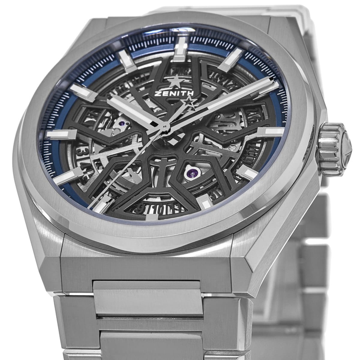 Zenith Defy Classic Automatic Skeletal Dial Titanium Men's Watch  95.9000.670/78.M9000 7613061028000 - Watches, Defy Classic - Jomashop