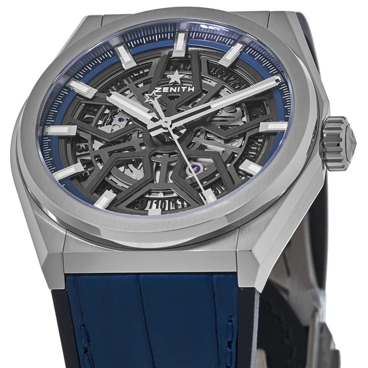 Zenith Defy Classic Automatic Skeletal Dial Titanium Men's Watch  95.9000.670/78.R782 7613061028017 - Watches, Defy Classic - Jomashop