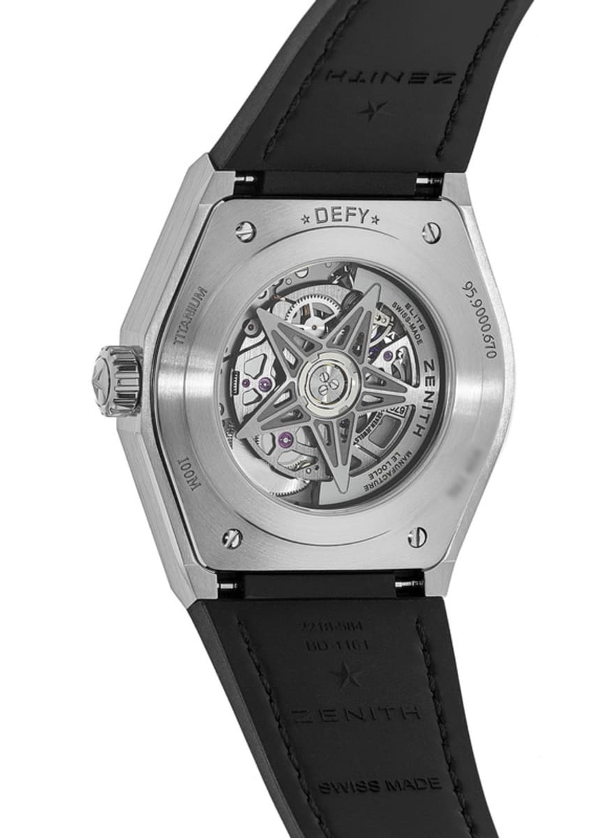 Zenith Defy Classic Automatic Skeletal Dial Titanium Men's Watch  95.9000.670/78.R782 7613061028017 - Watches, Defy Classic - Jomashop