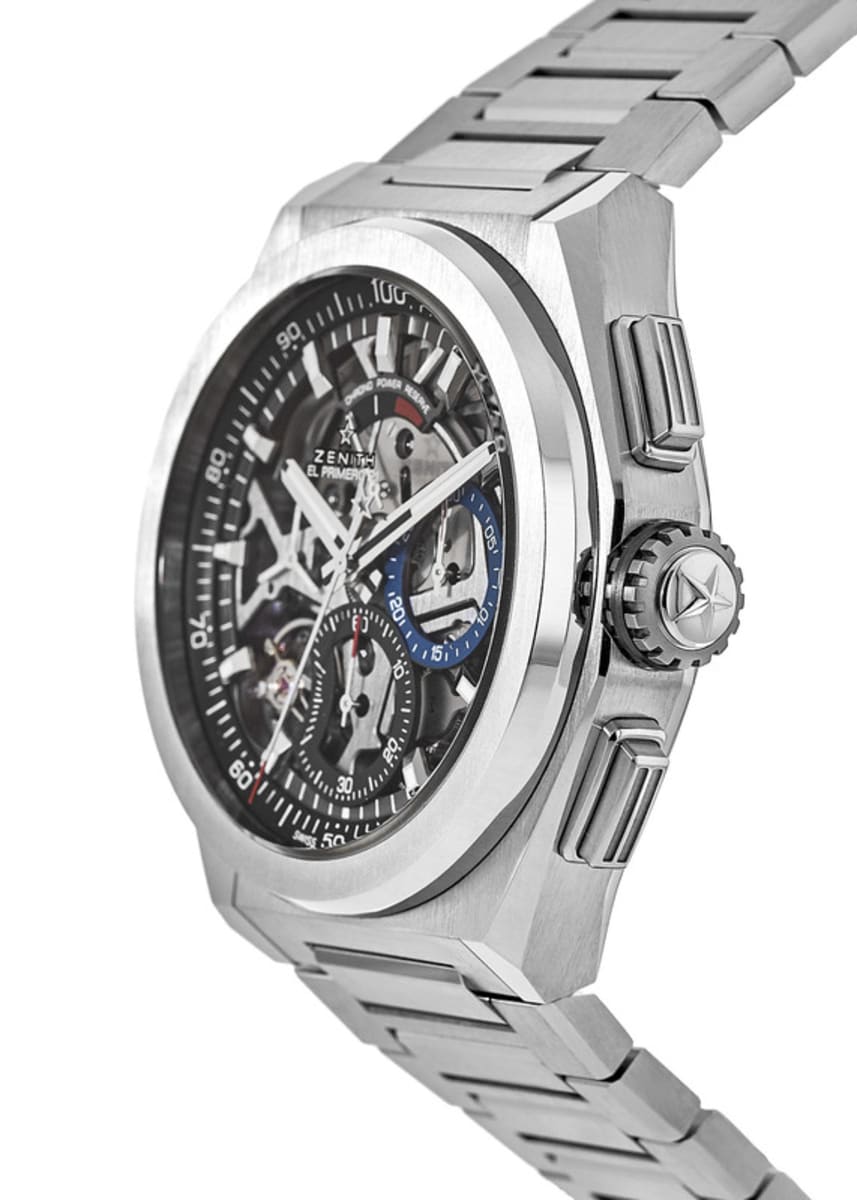 Zenith Defy El Primero 21 Skeleton Chronograph Dial Titanium Men's Watch  95.9000.9004/78.M9000