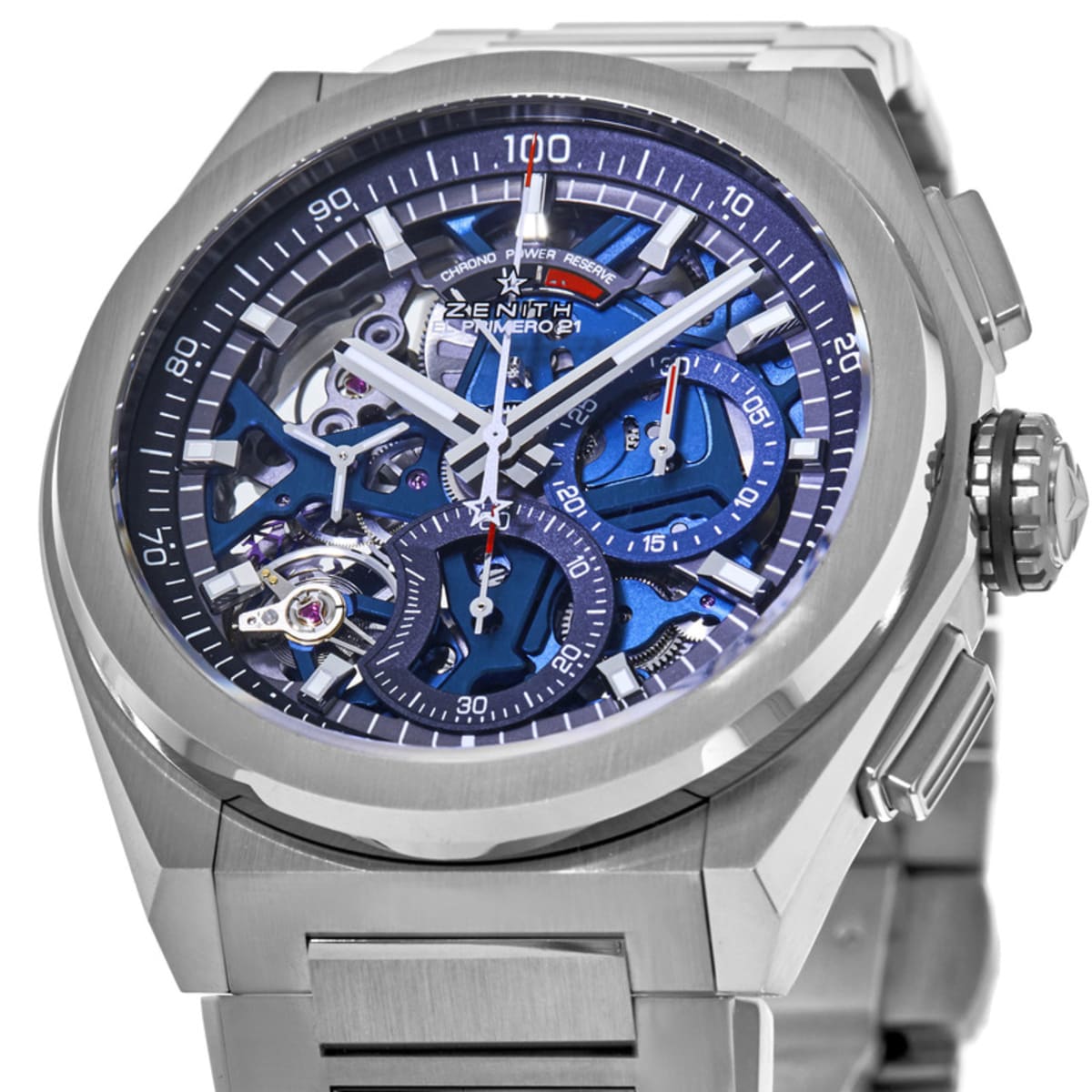 Zenith Defy El Primero 21 Titanium Skeleton Dial & Bracelet  95.9002.9004/78.M9000 - BRAND NEW