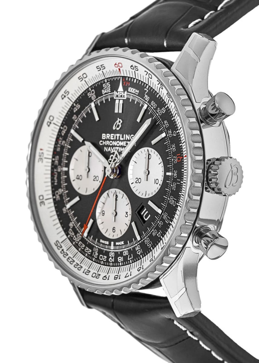  Breitling Navitimer 1 B01 Black Chronograph Dial Automatic  Men's Watch AB0127211B1P2 : Clothing, Shoes & Jewelry