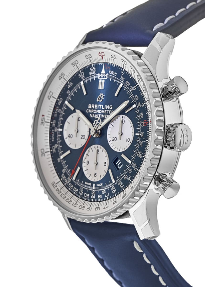  Breitling Navitimer 1 B01 Chronograph 46 Men's Watch  AB0127211B1P1 : Clothing, Shoes & Jewelry