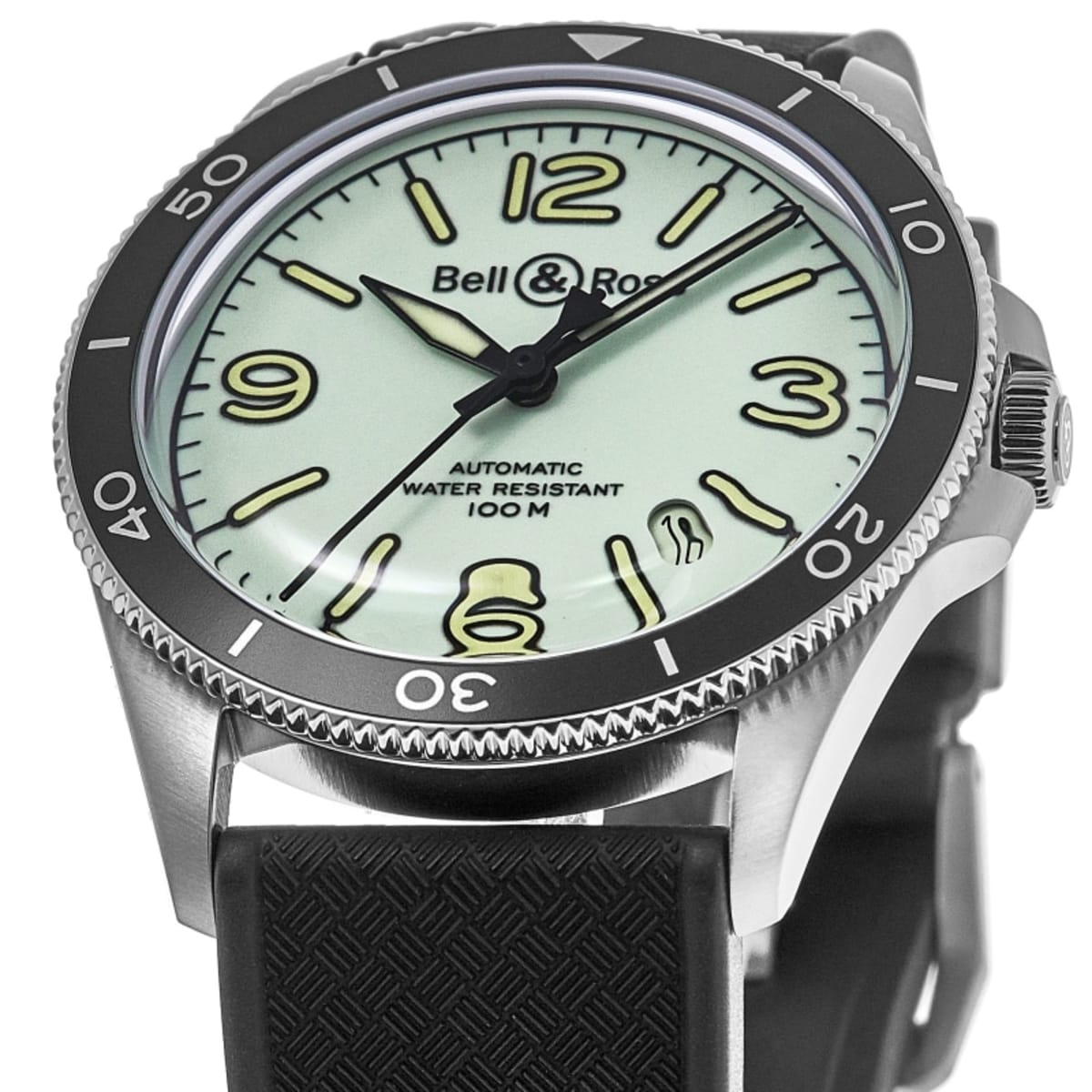Bell & Ross BR V2-92 Full Lum Men's Watch BRV292-LUM-ST/SRB