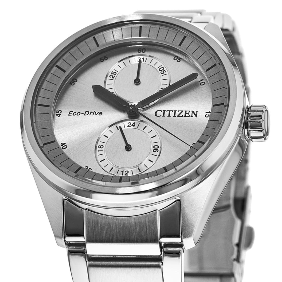 Citizen Paradex Eco-Drive Silver Dial Steel Men's Watch