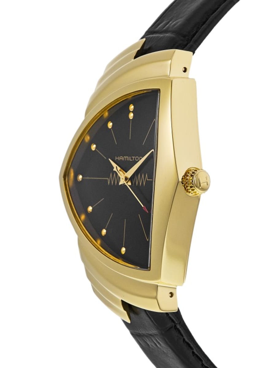 HAMILTON VENTURA H243010ゴールド Hamilton Ventura Reissue Gold Tone (PVD Finish) Watch H243010