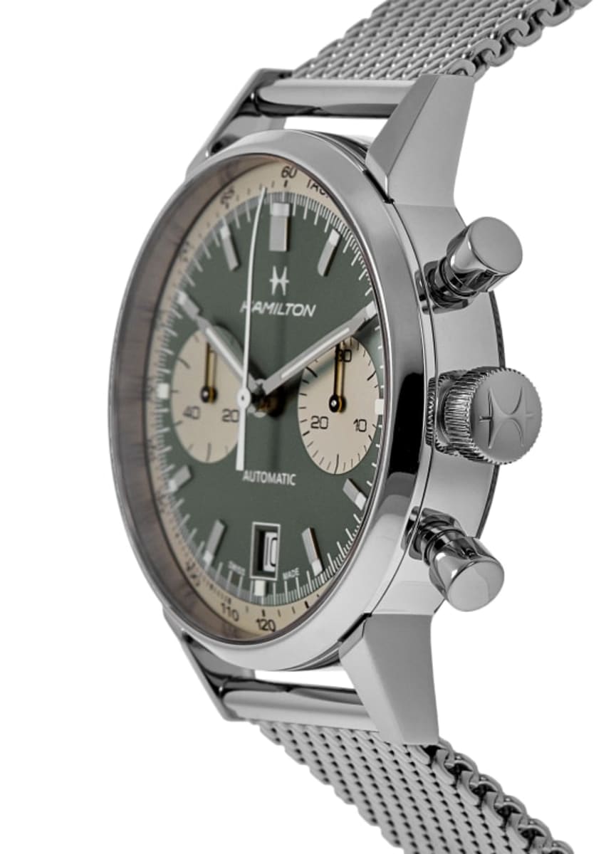 Hamilton American Classic INTRA MATIC AUTO Green Chronograph Dial