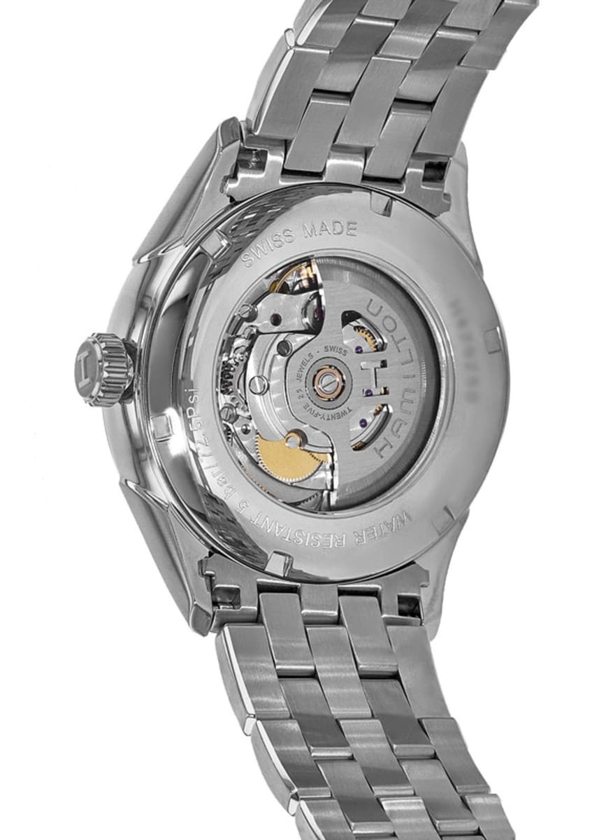 ハミルトン Hamilton
ジャズマスター Hamilton Jazzmaster Automatic Chronograph Silver Dial 40mm