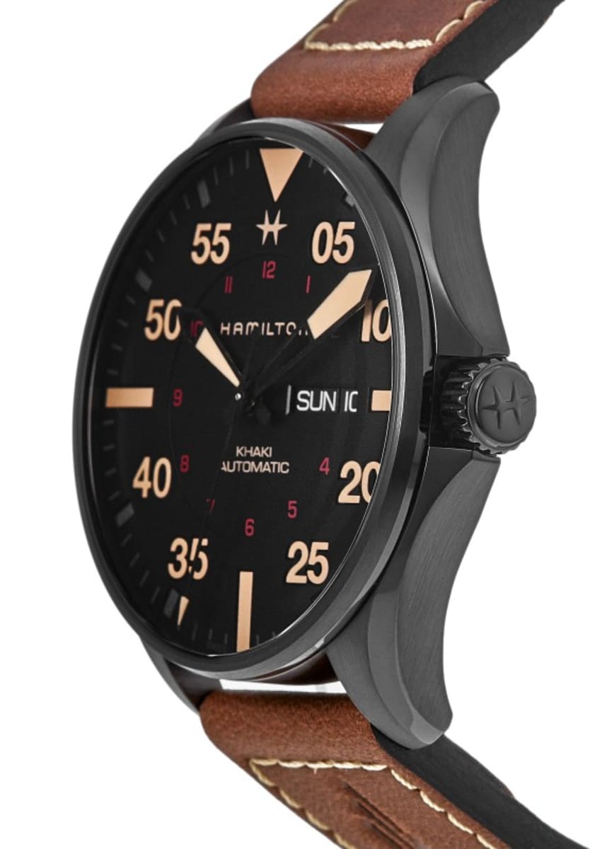 Hamilton Khaki Aviation Pilot Day Date Auto Men's Watch H64705531