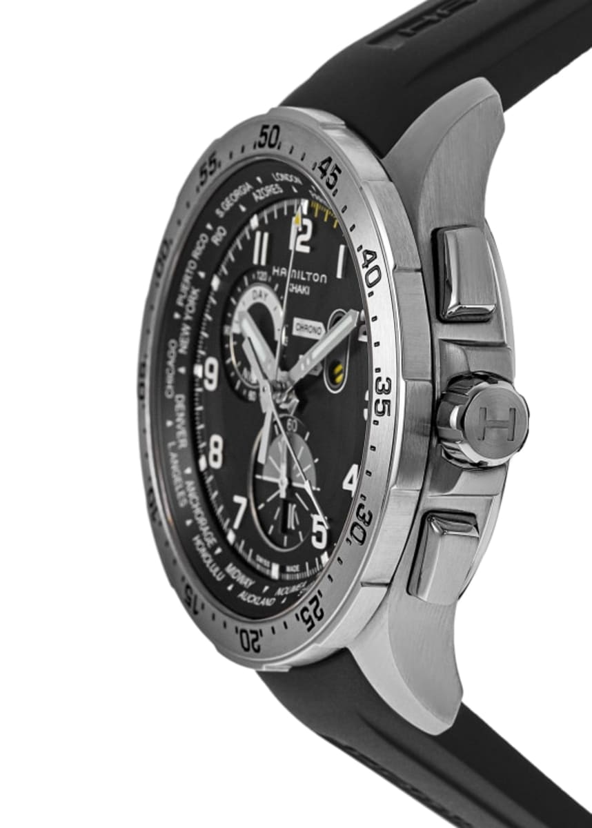 Hamilton Khaki Aviation Worldtimer Chrono Quartz Men's Watch H76714335