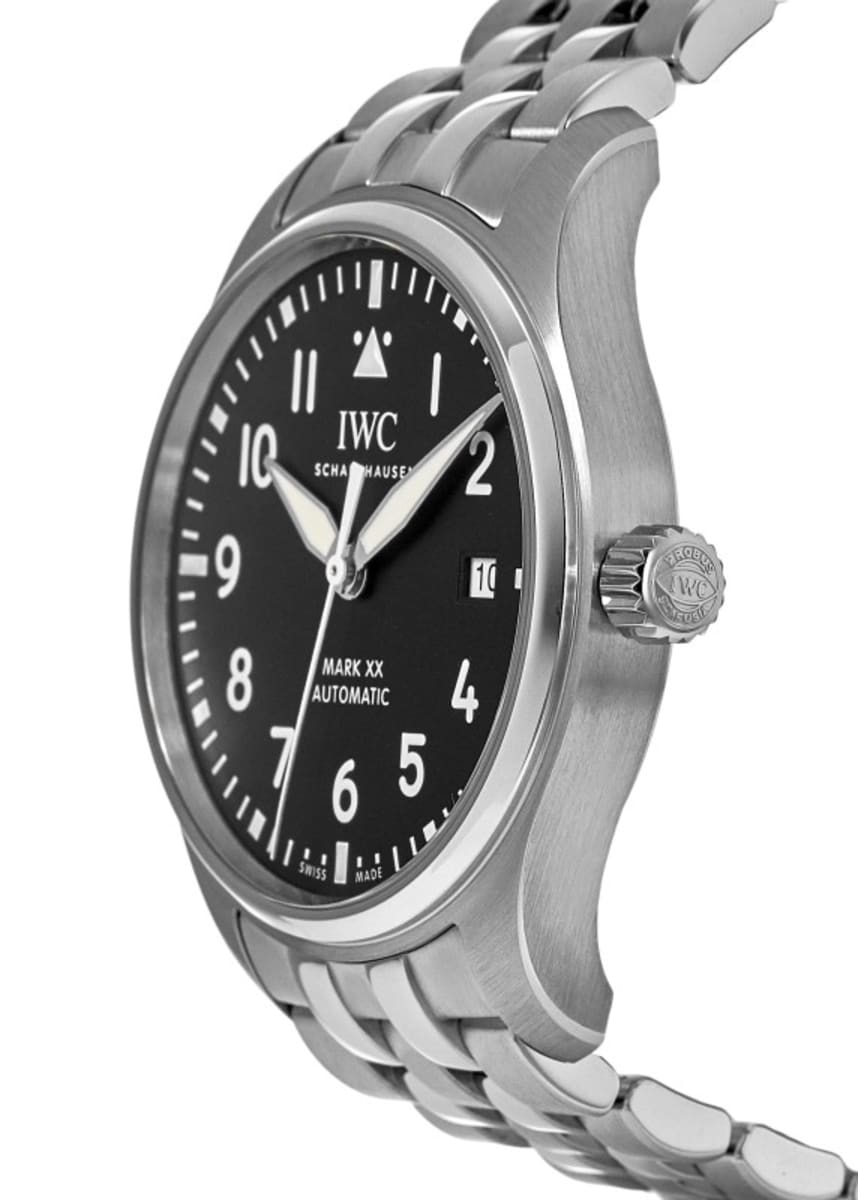 IWC Pilot's Mark XX Black Dial Steel Men's Watch IW328202