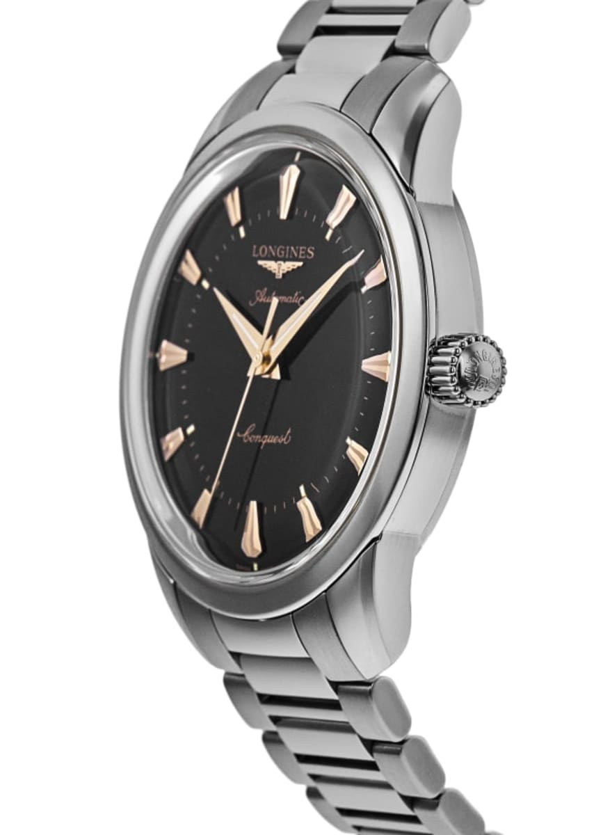 Longines Conquest Heritage Men's Watch L1.649.4.52.6 | WatchMaxx