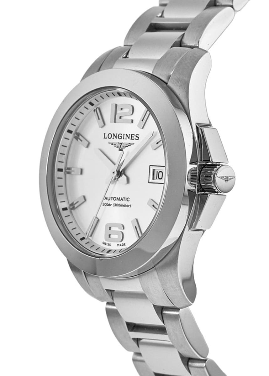 Longines Conquest Automatic Silver Dial Steel Women's Watch L3.276.4.76 ...