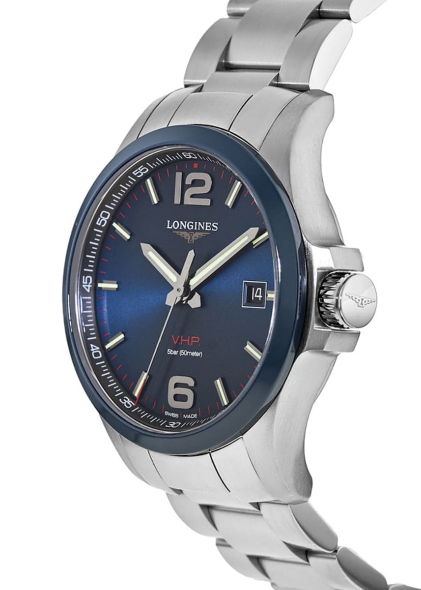 Longines Conquest V.H.P. Men's Watch L3.729.4.96.6 | WatchMaxx