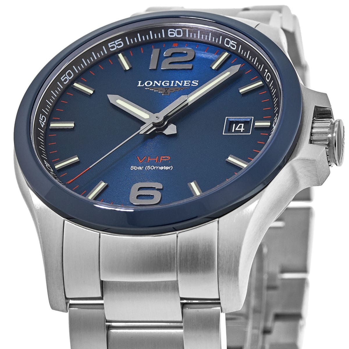 Longines Conquest V.H.P. Men's Watch L3.729.4.96.6 | WatchMaxx
