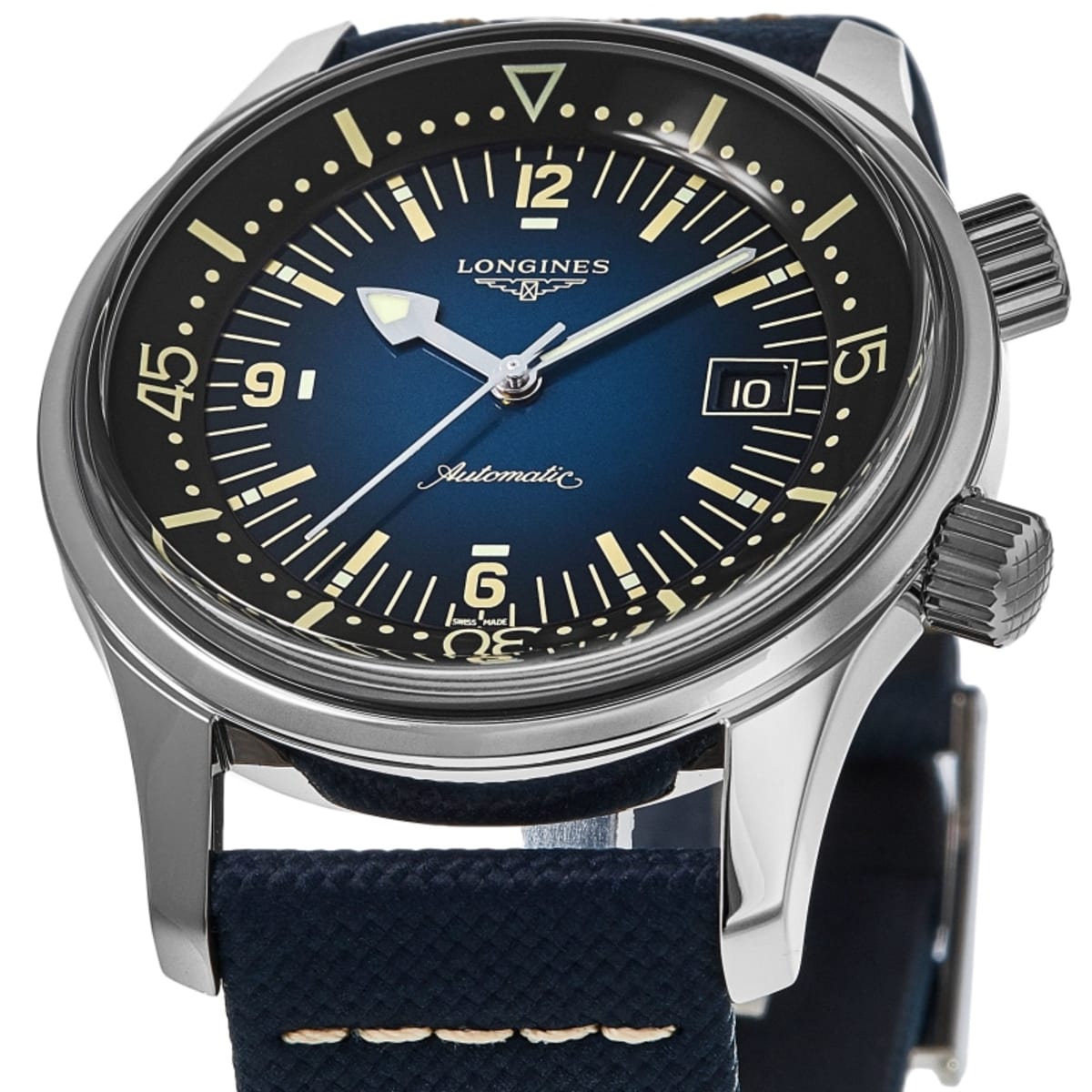 Longines Legend Diver Men's Watch L3.774.4.90.2 | WatchMaxx