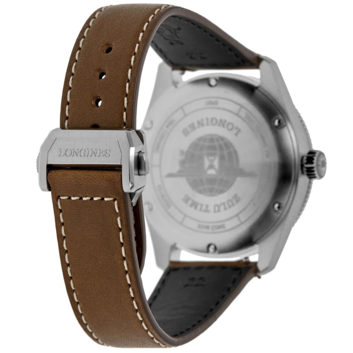 Longines Spirit Zulu Time Men's Watch L3.812.4.63.2 | WatchMaxx