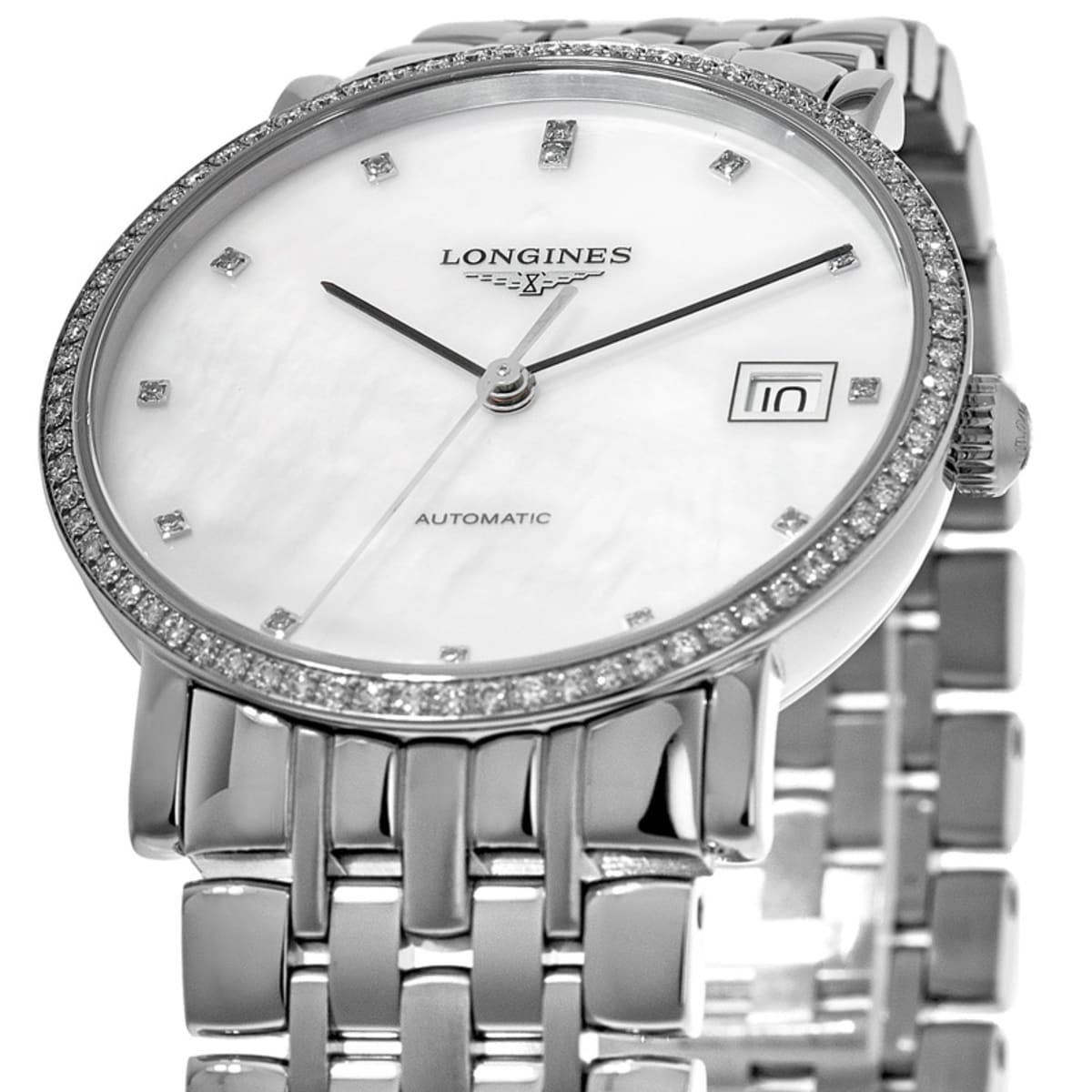 Longines Elegant Collection Automatic Diamond Women's Watch L4