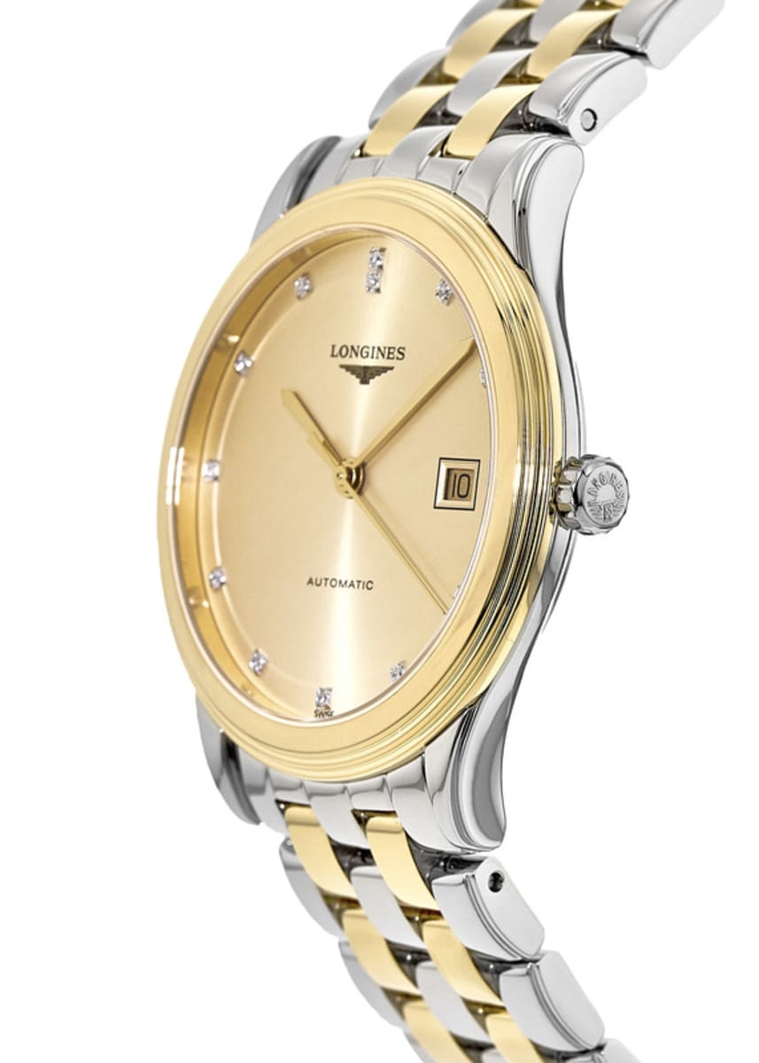 LONGINES - ロンジン LONGINES フラッグシップ L4.974.3.32.7 SS/GP ...