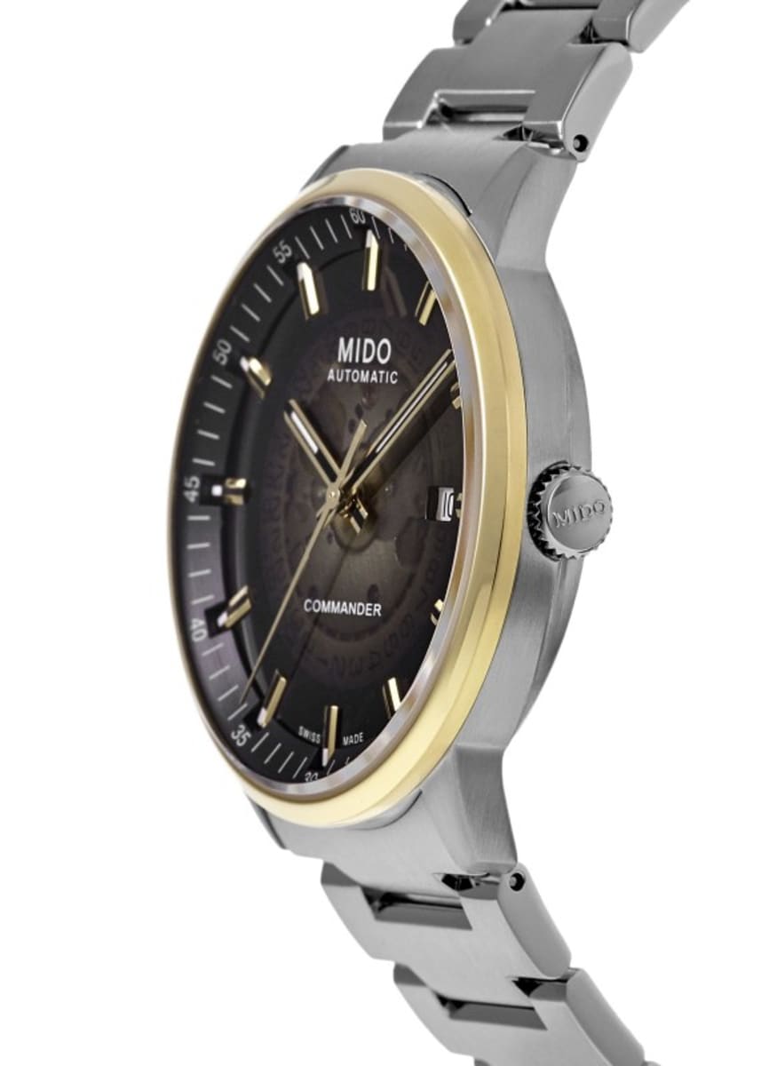 Mido Commander Gradient Black Dial Stainless Steel Men's Watch