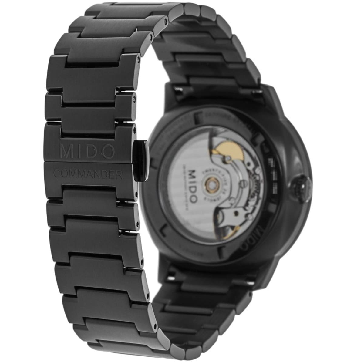 Mido Commander Gradient Black Dial Black Steel Men's Watch Mido Commander Gradient Black Dial Black Steel Men's Watch