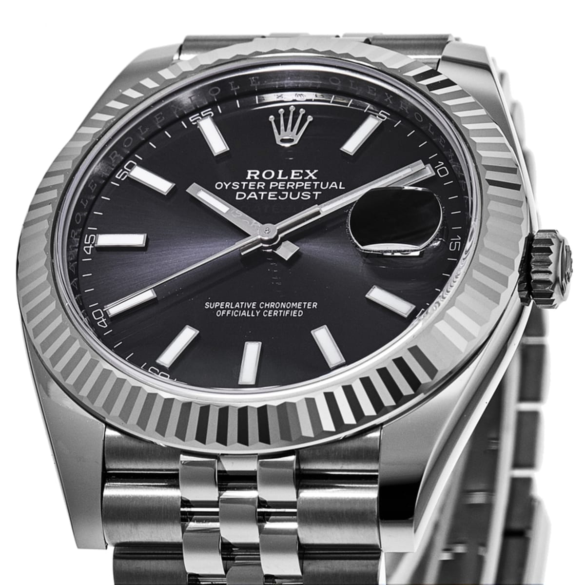 Rolex Datejust 41 Steel & White Gold Men's Watch M126334-0018